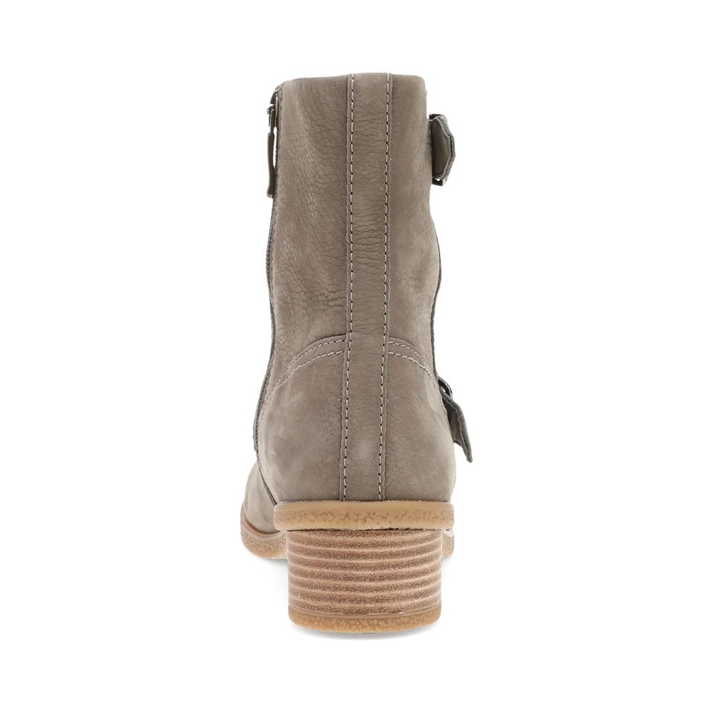 NEW DANSKO Delphine leather boot bootie 36 stone waterproof FREE BONUS TOTE!! - Picture 6 of 11